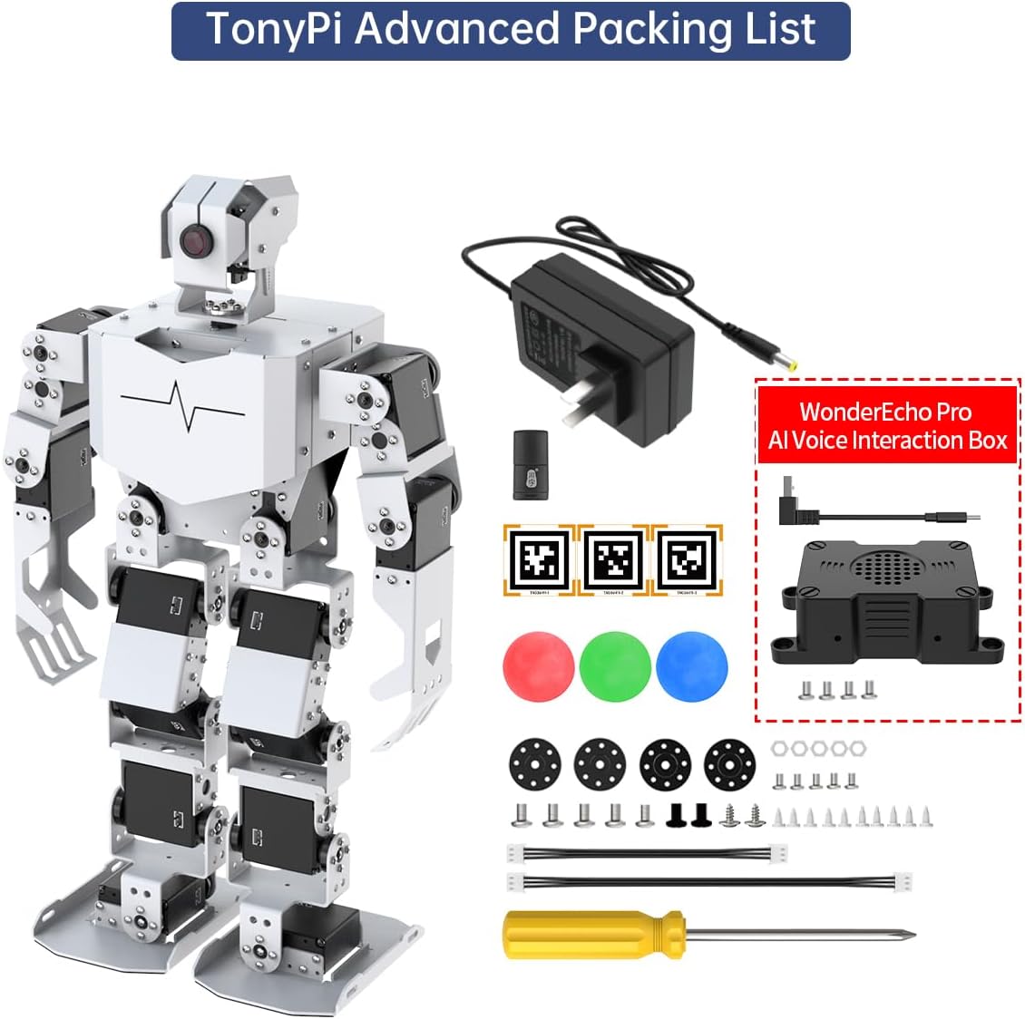 HIWONDER Humanoid Robot with ChatGPT Multimodal AI Models