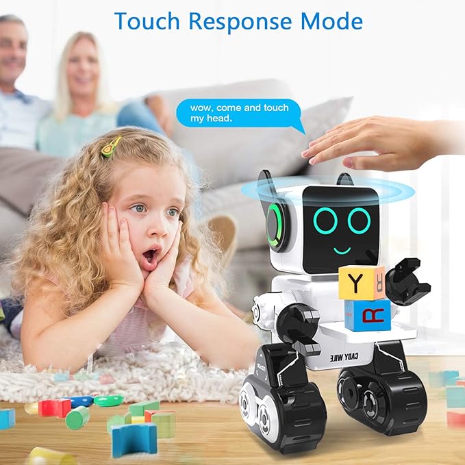 OKK Robot Toy for Kids, Smart RC Robots for Kids with Touch