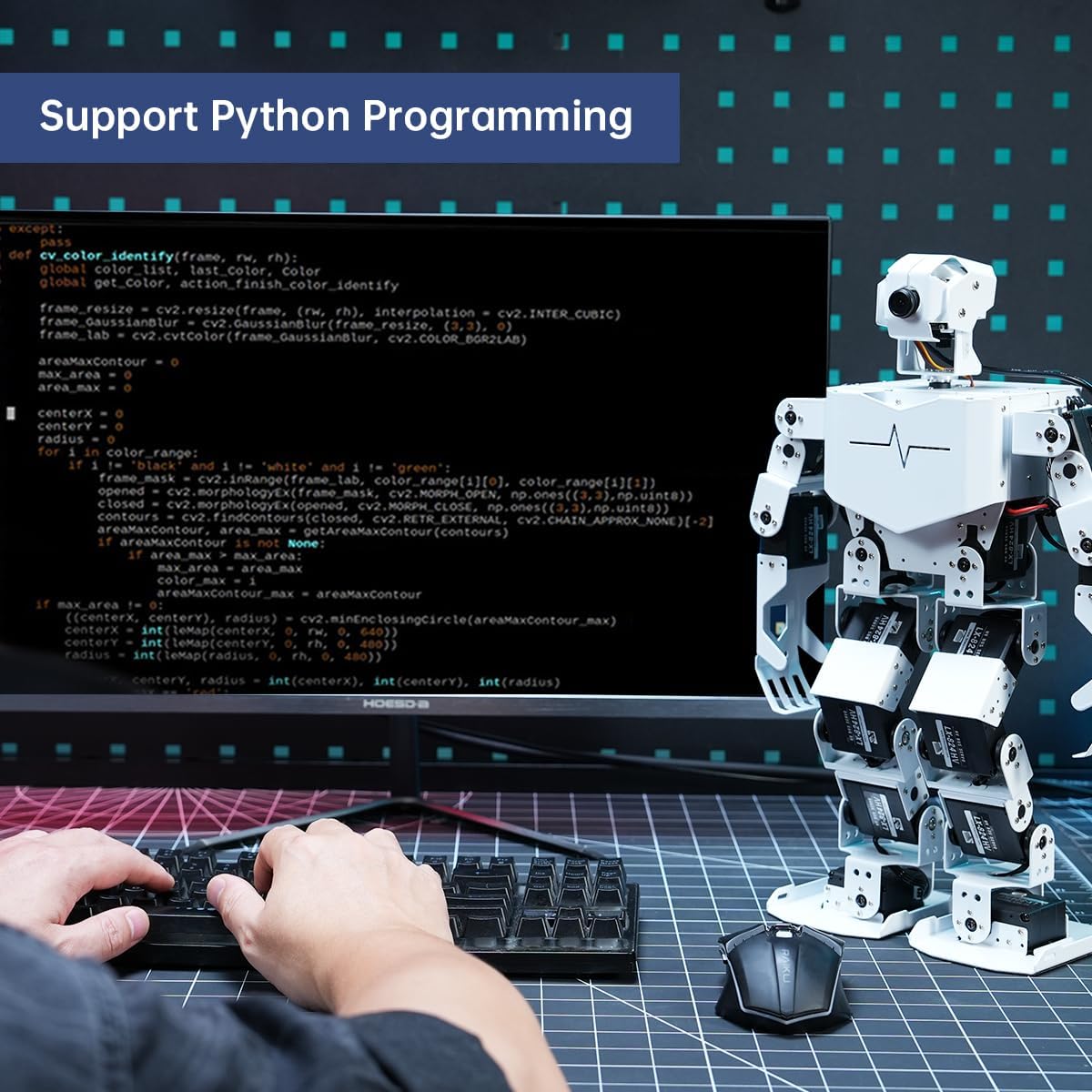 HIWONDER Humanoid Robot with ChatGPT Multimodal AI Models